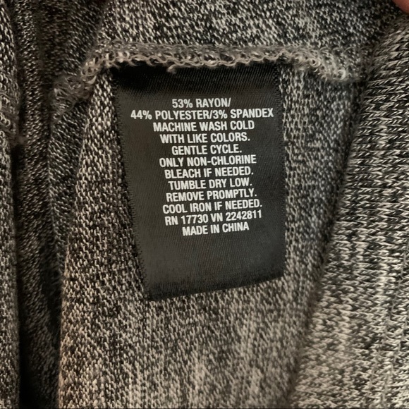 Mossimo Athletic Grey Zipper Jacket Size X-Large - Picture 6 of 7